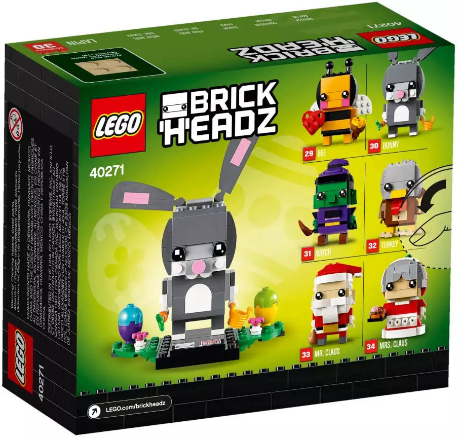 Box Rückansicht: LEGO Brickheadz 40271 Osterhase