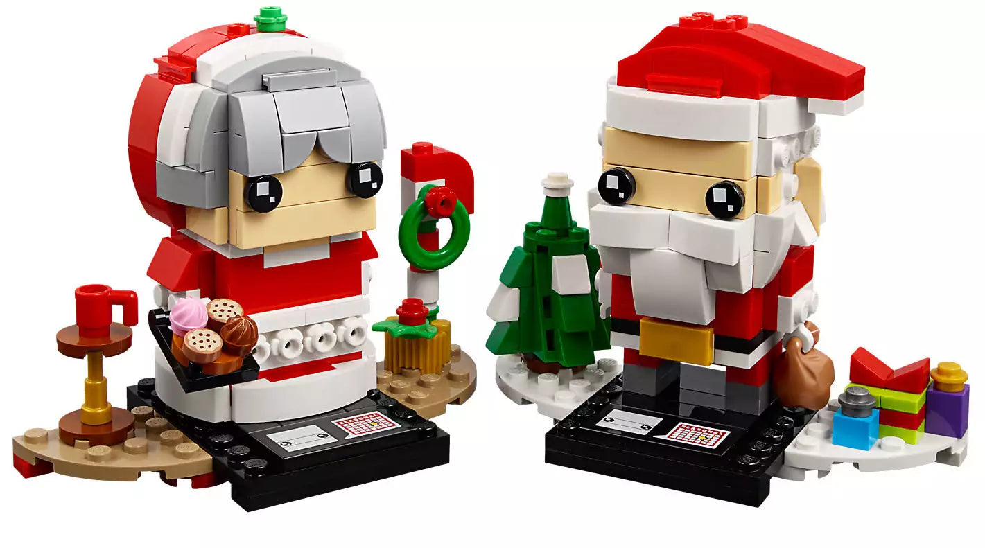 Inhalt: LEGO Brickheadz 40274 Herr und Frau Weihnachtsmann