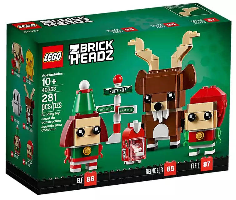 LEGO Brickheadz 40353 Rentier und Elfen