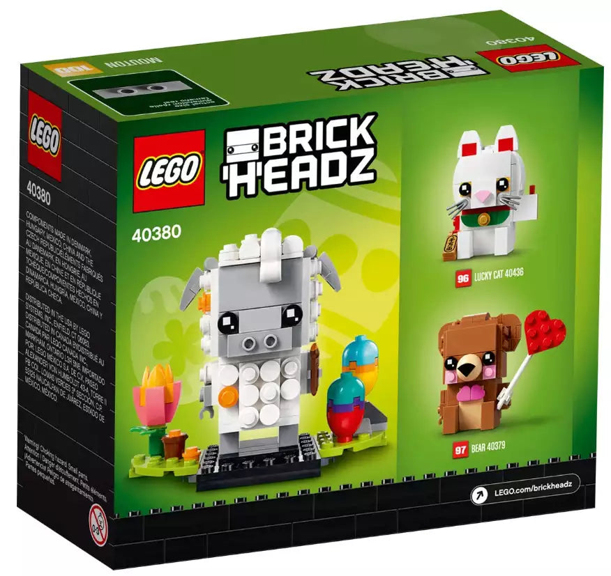 Box Rückansicht: LEGO Brickheadz 40380 Osterlamm