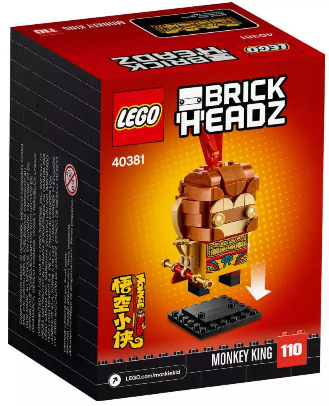 Box Rückansicht: LEGO Brickheadz 40381 Monkey King