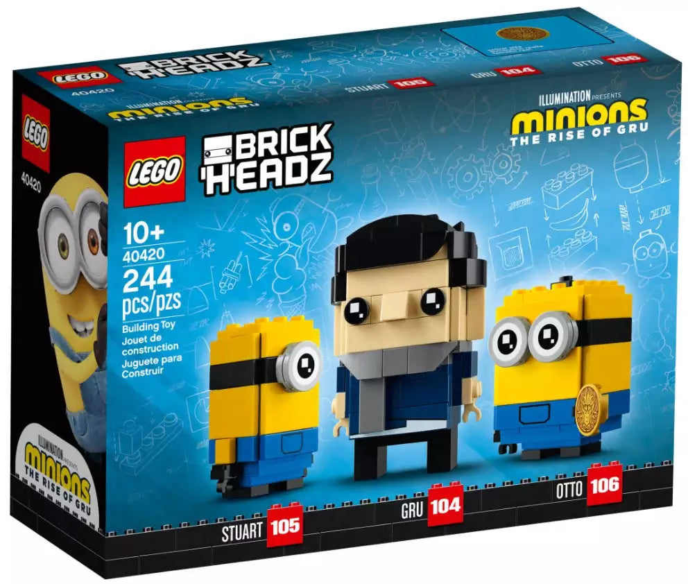 LEGO BrickHeadz 40420 Gru, Stuart & Otto