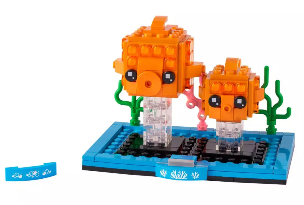 Inhalt: LEGO Brickheadz 40442 Goldfisch