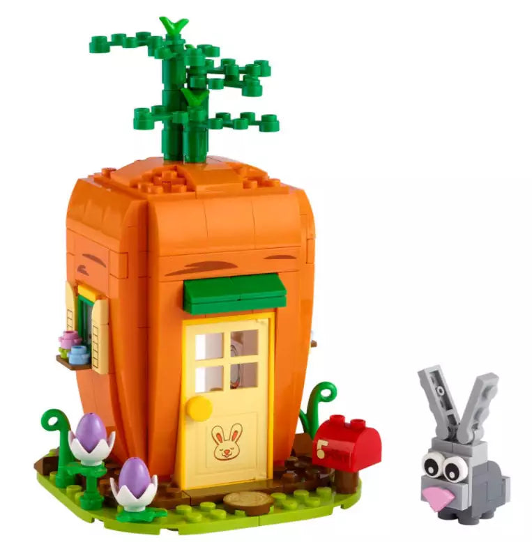 Inhalt: LEGO 40449 Karottenhaus des Osterhasen