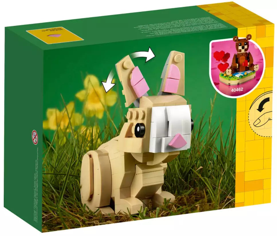 Box Rückansicht: LEGO Saisonale Sets 40463 Osterhase