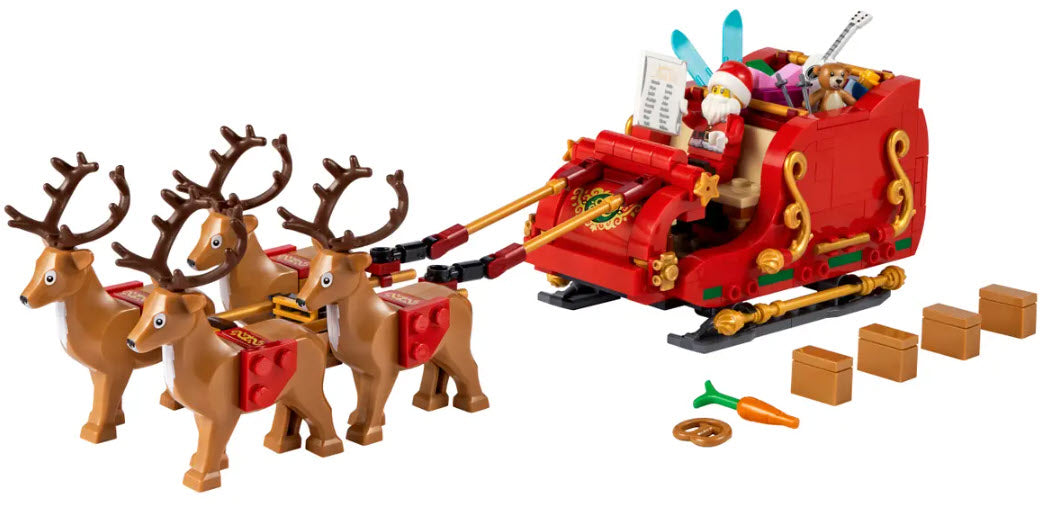 Inhalt: LEGO 40499 Schlitten des Weihnachtsmanns