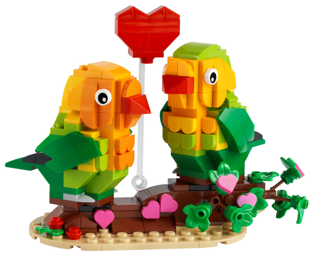 Inhalt: LEGO Saisonale Sets 40522 Valentins-Turteltauben