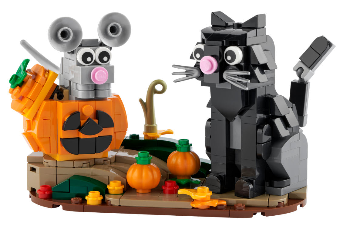 Inhalt: LEGO 40570 Katz und Maus an Halloween