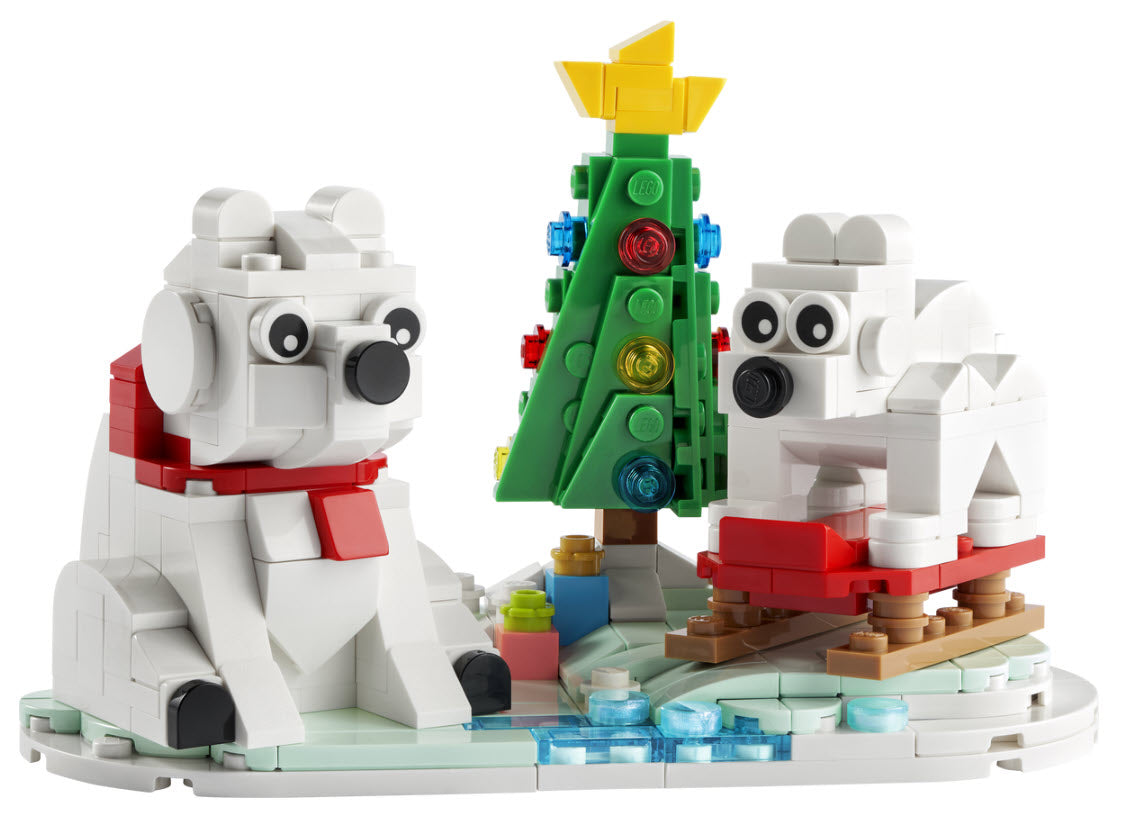 Inhalt: LEGO 40571 Eisbären im Winter