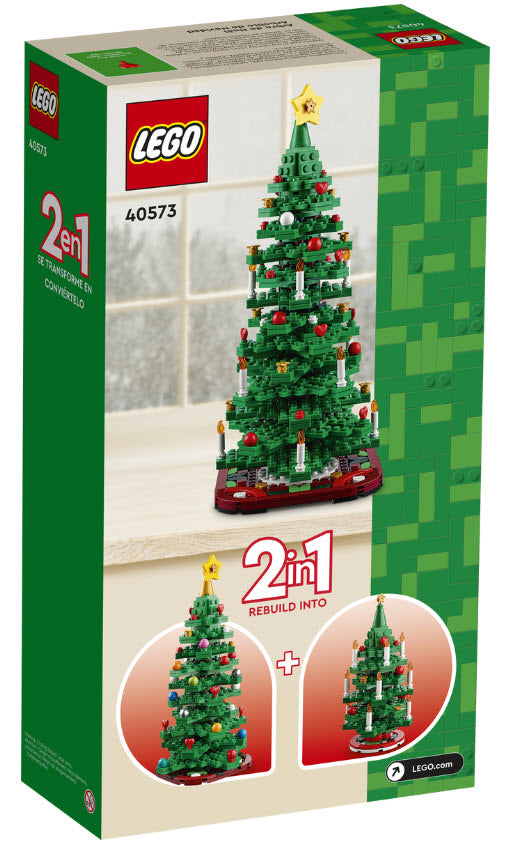 Box Rückansicht: LEGO 40573 Weihnachtsbaum