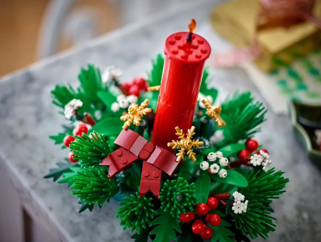 Detail 1: LEGO 40743 Weihnachtsgesteck
