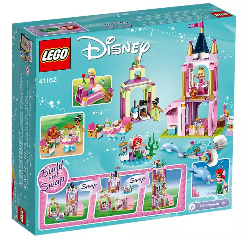 Box Rückseite: LEGO Disney Princess 41162 Jubiläumsfeier der Prinzessinnen