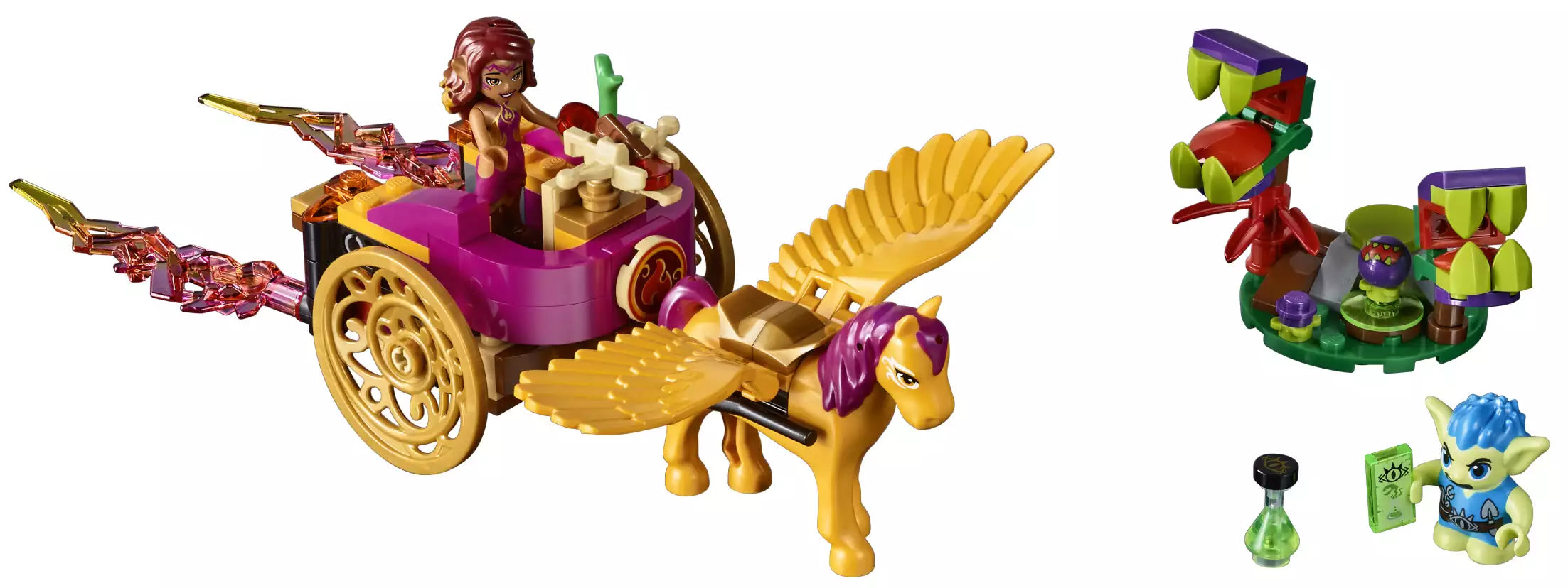 Inhalt: LEGO Elves 41186 Azari und die Flucht aus dem Kobold-Wald