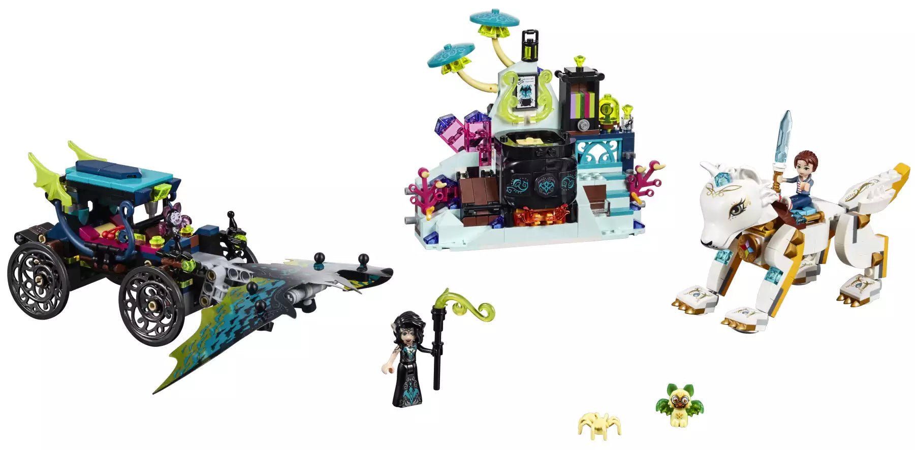 Inhalt: LEGO Elves 41195 Finale Auseinandersetzung zwischen Emily und Noctura