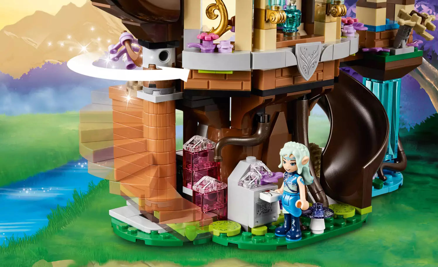 Detail 2: LEGO Elves 41196 Fledermaus-Angriff auf den Elfen-Sternbaum