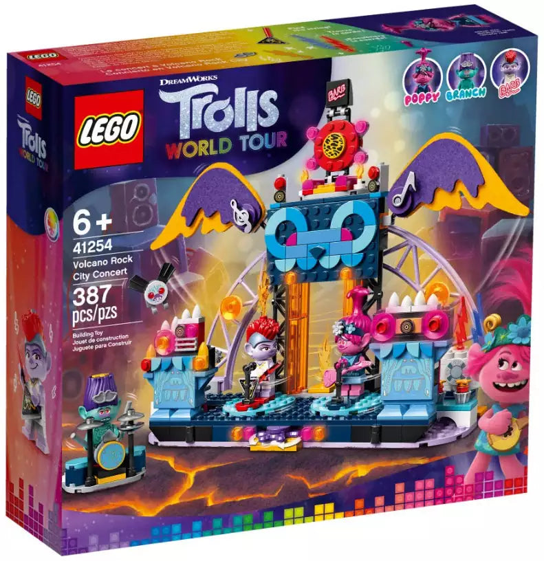LEGO Trolls 41254 Volcano Rock City Konzert