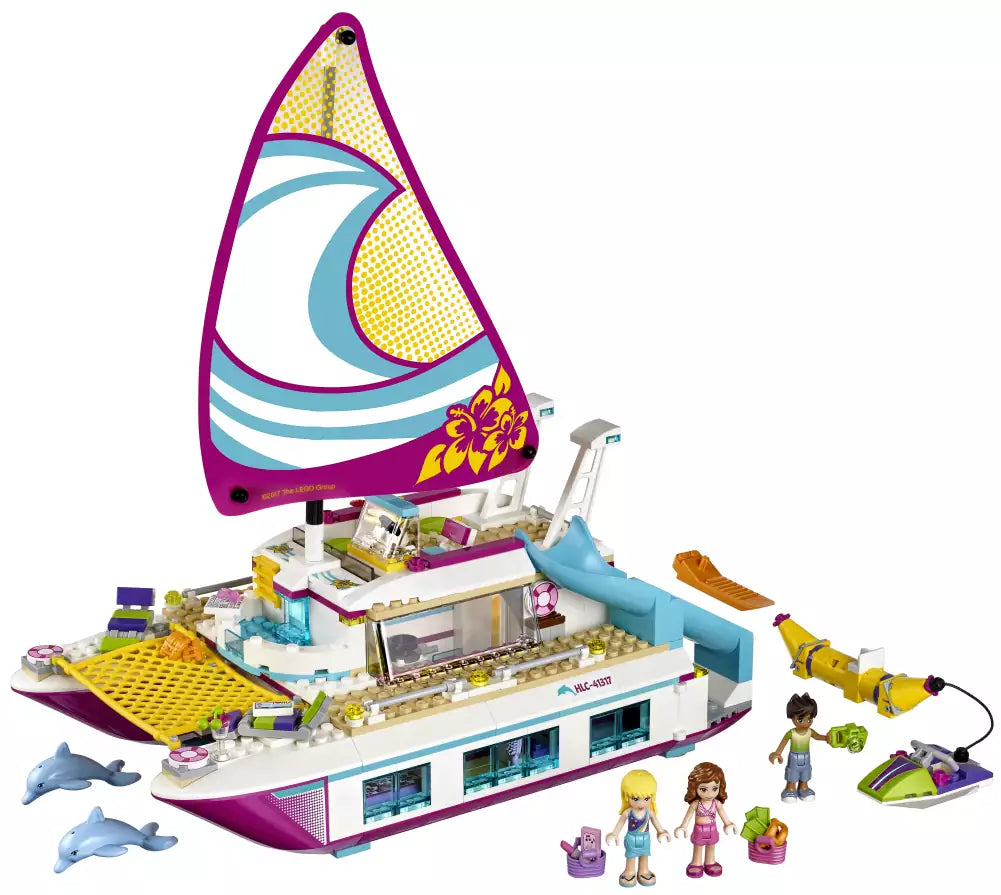 LEGO Friends 41317 Sonnenschein-Katamaran, Inhalt