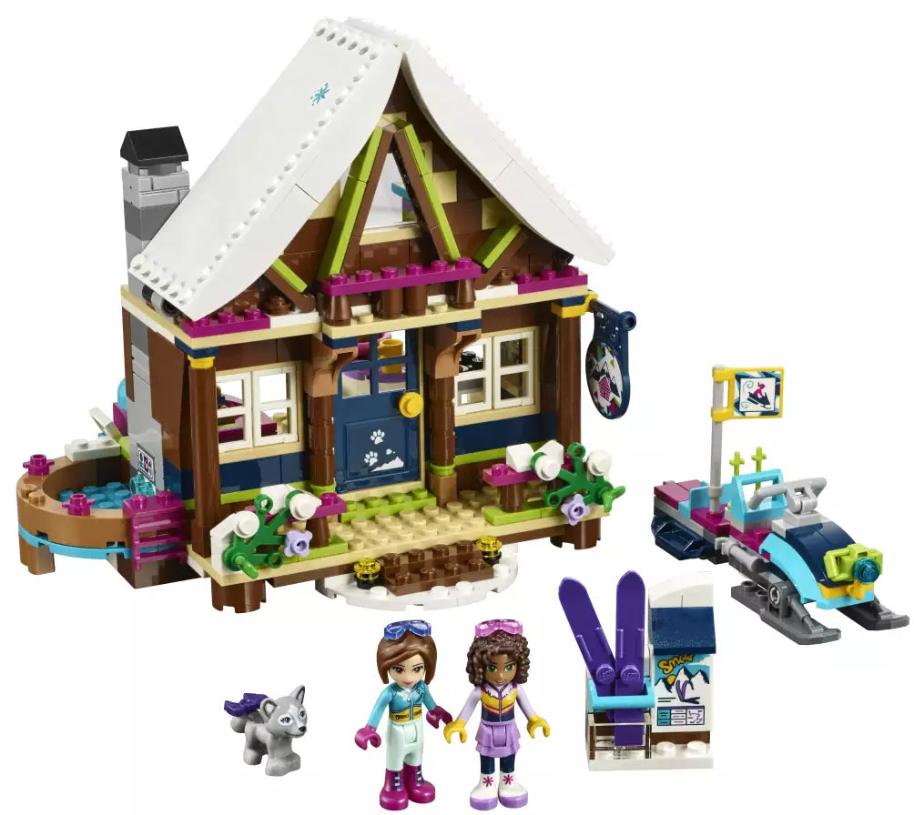 LEGO Friends 41323 Chalet im Wintersportort, Inhalt