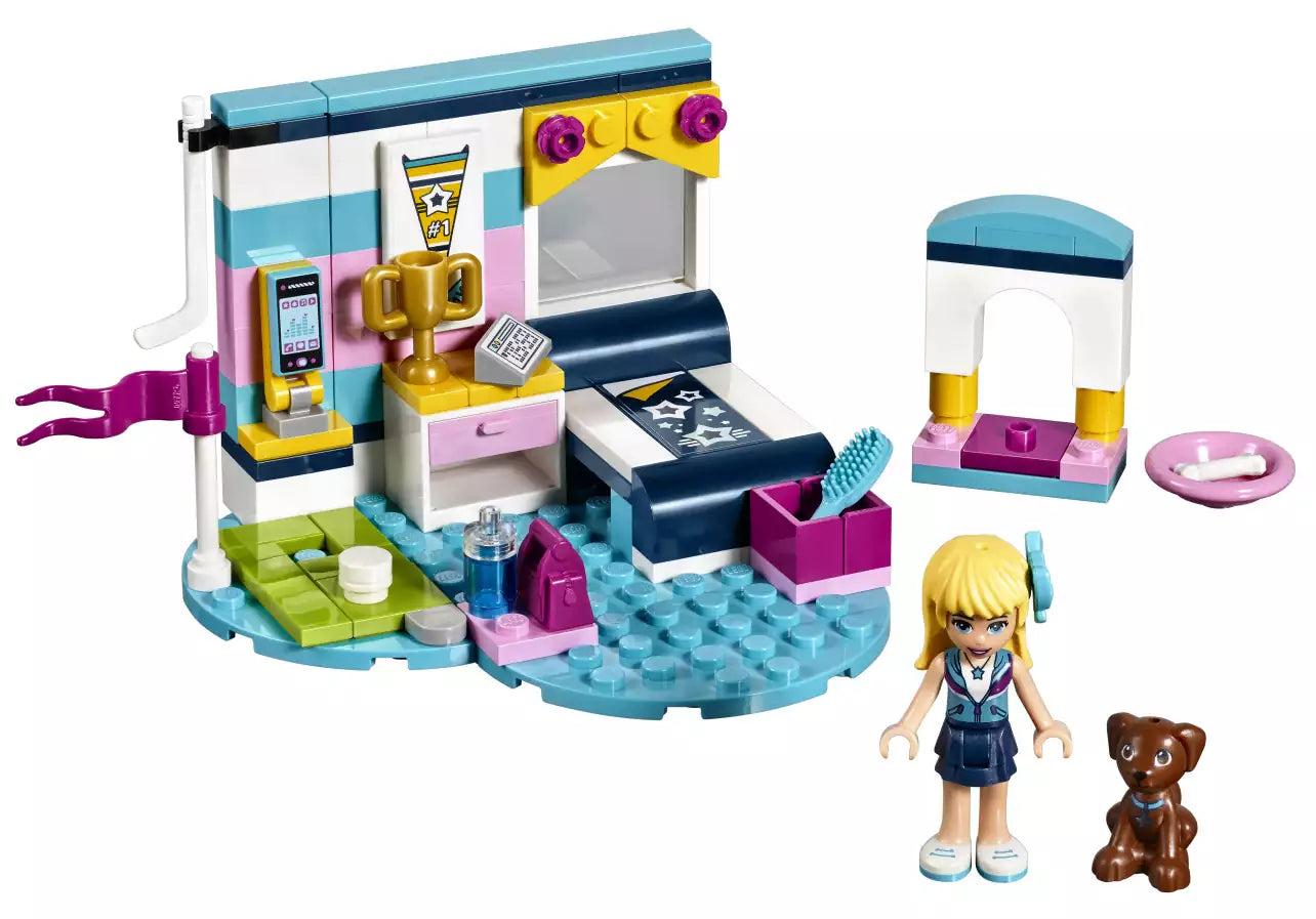 Inhalt: LEGO Friends 41328 Stephanies Zimmer