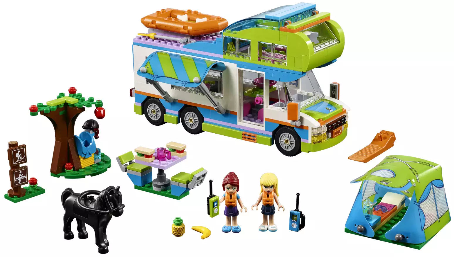 Inhalt: LEGO Friends 41339 Mias Wohnmobil