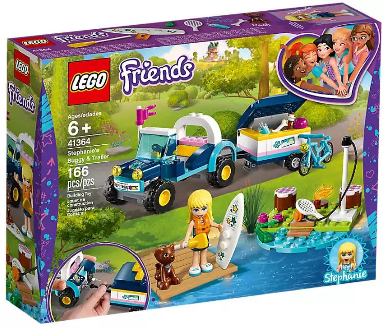 LEGO Friends 41364 Stephanies Cabrio mit Anhänger