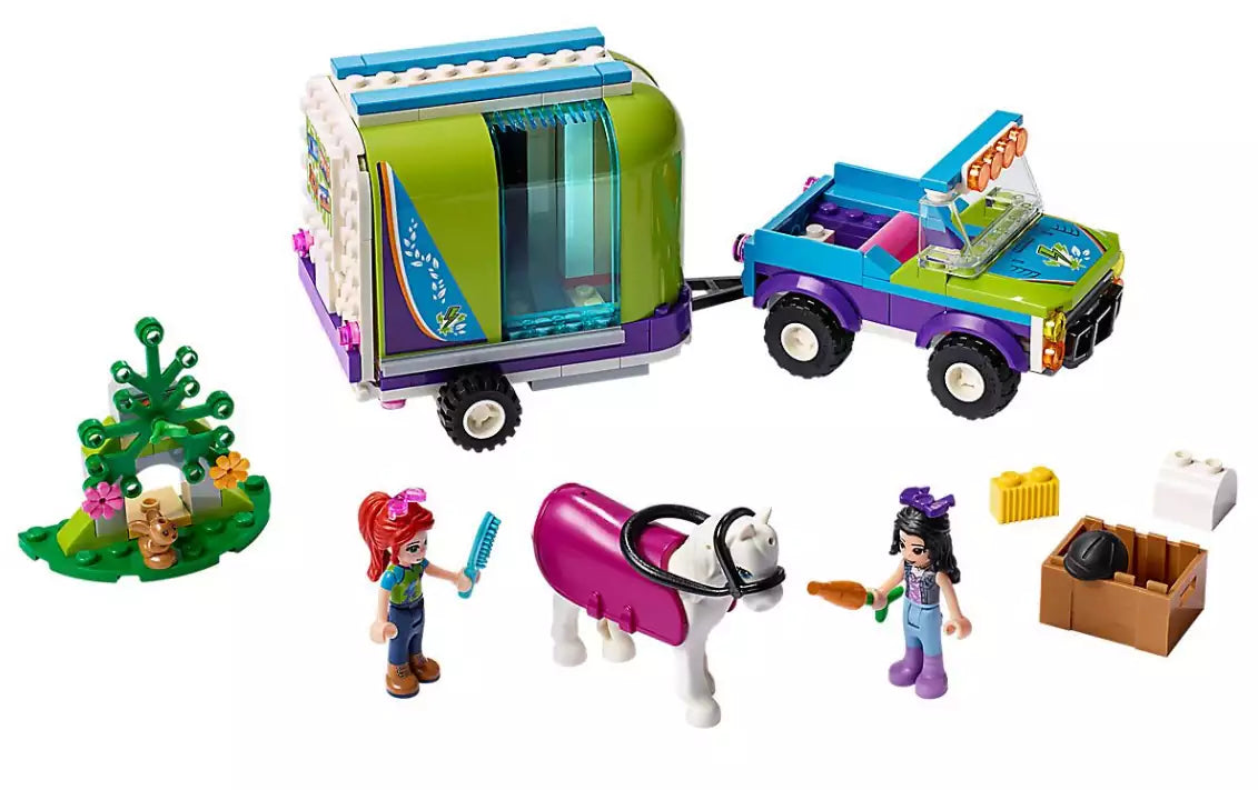 Inhalt: LEGO Friends 41371 Mias Pferdetransporter
