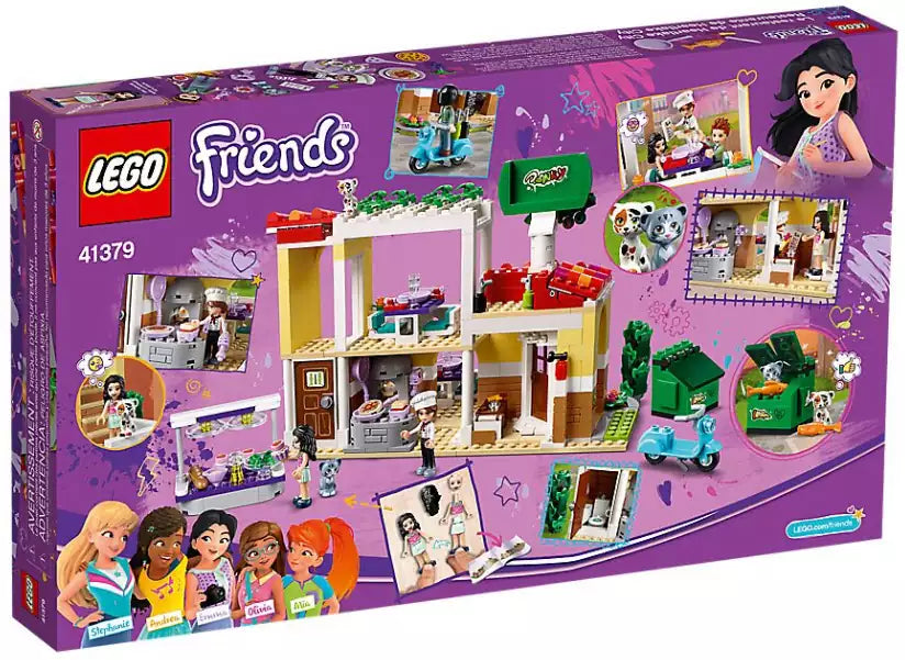 Box Rückseite: LEGO Friends 41379 Heartlake City Restaurant