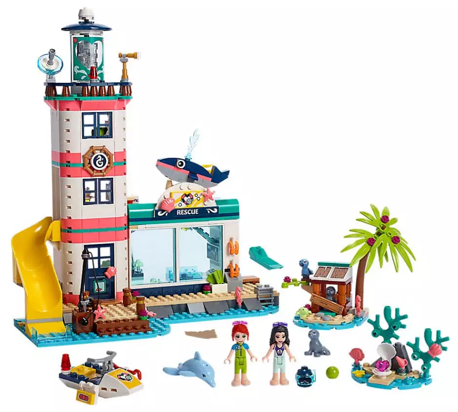 Inhalt: LEGO Friends 41380 Leuchtturm mit Flutlicht