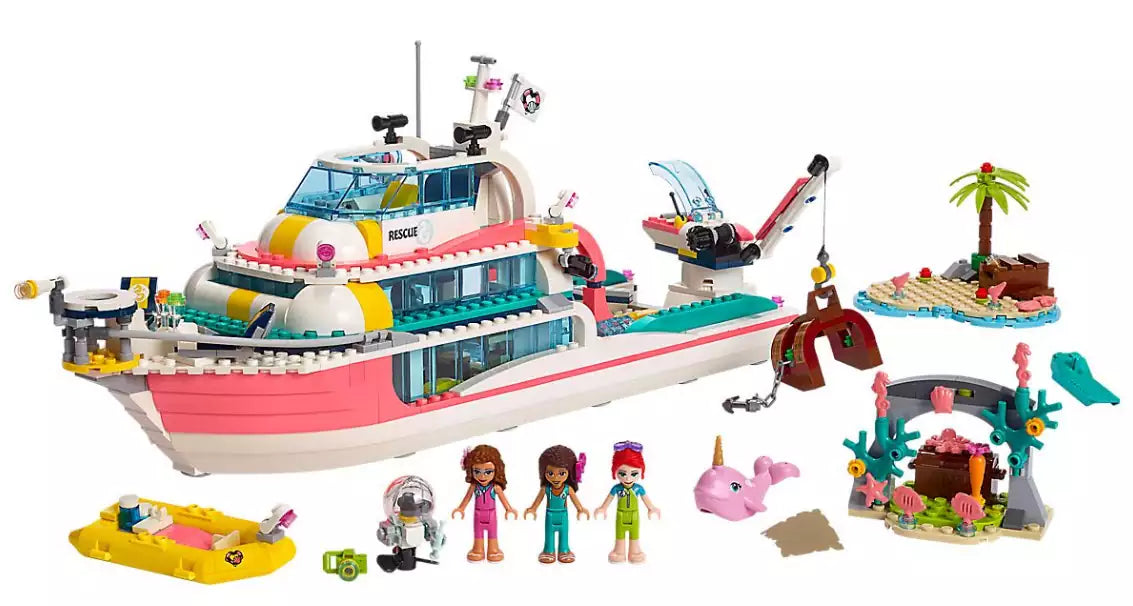 Inhalt: LEGO Friends 41381 Boot für Rettungsaktionen