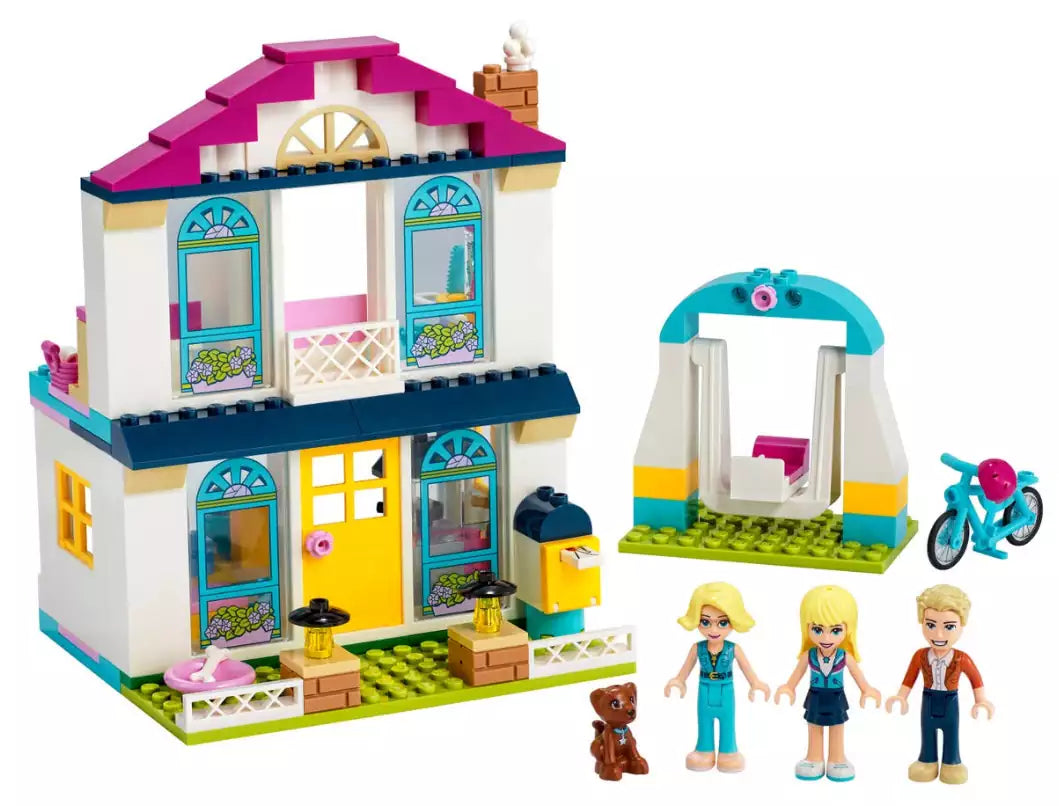 Inhalt: LEGO Friends 41398 Stephanies Familienhaus