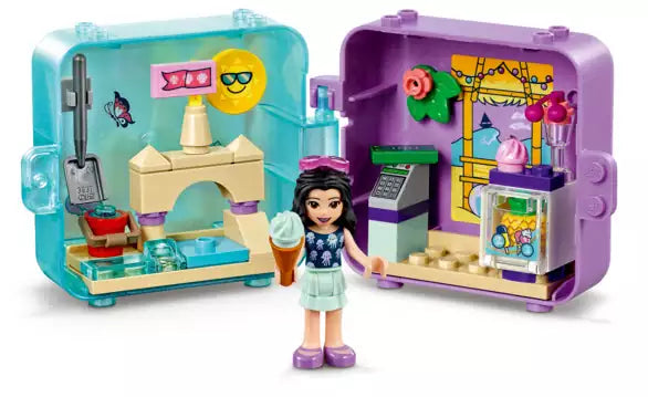 Inhalt: LEGO Friends 41414 Emmas Sommer Würfel - Eis Café