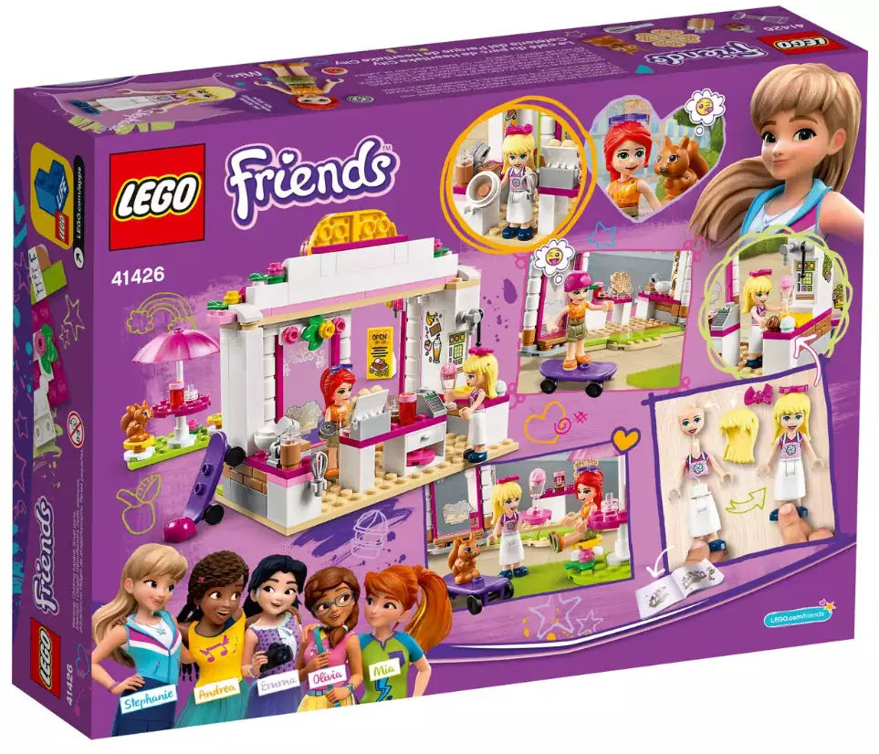 Box Rückseite: LEGO Friends 41426 Heartlake City Waffelhaus