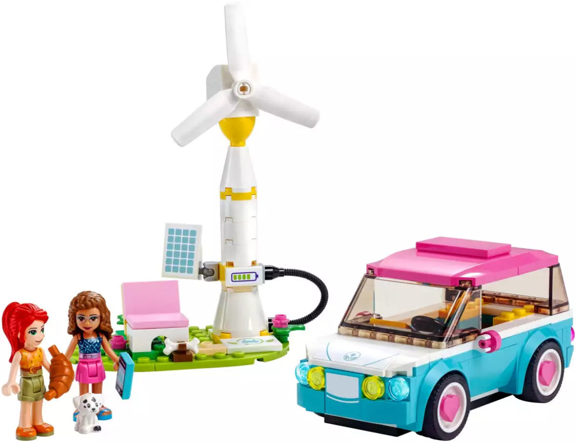 Inhalt: LEGO Friends 41443 Olivias Elektroauto