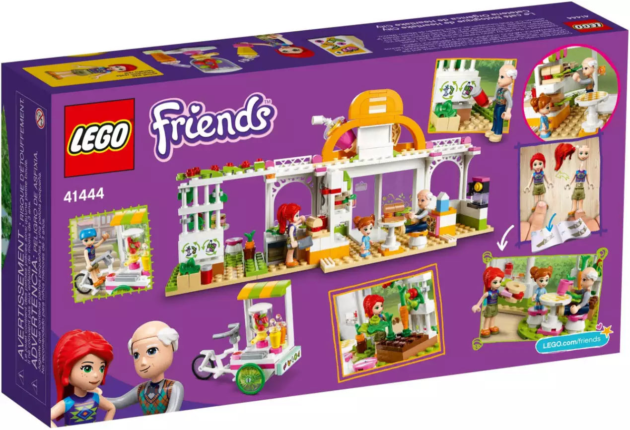 Box Rückseite: LEGO Friends 41444 Heartlake City Bio-Café