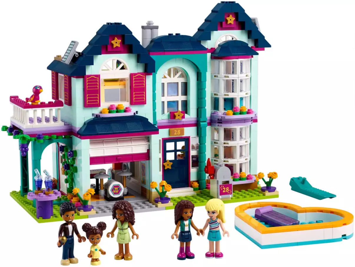 Inhalt: LEGO Friends 41449 Andreas Haus