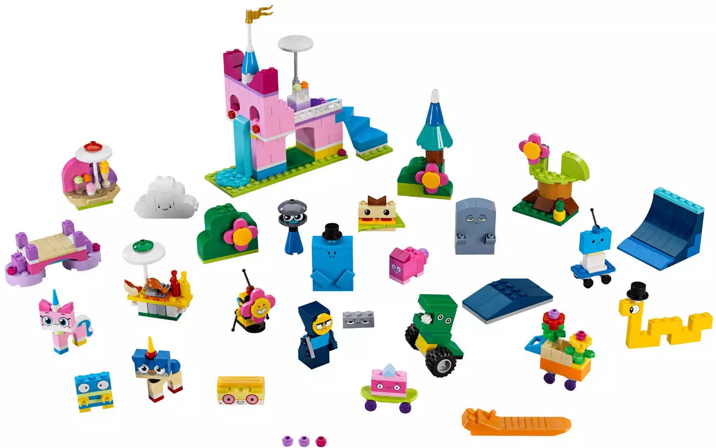 Inhalt: LEGO UniKitty 41455 Einhorn-Kittys Königreich - Bausteine-Box