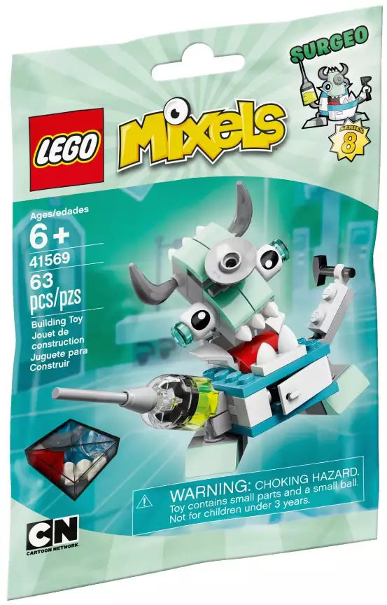 Verpackung: LEGO Mixels Serie 8 41569 SURGEO