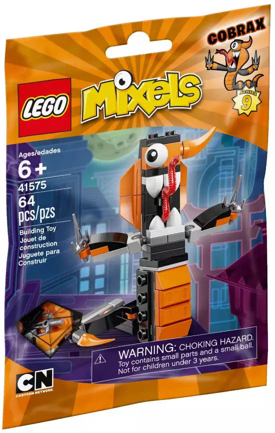 Verpackung: LEGO Mixels Serie 9 41575 Cobrax