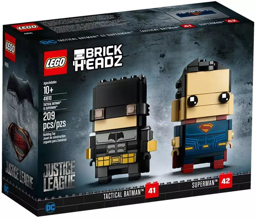 LEGO Brickheadz 41610 Tactical Batman & Superman