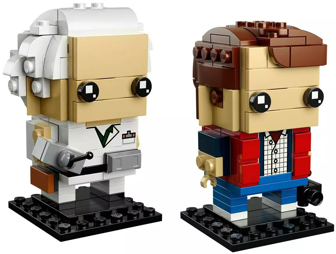 Inhalt: LEGO Brickheadz 41611 Marty McFly und Doc Brown