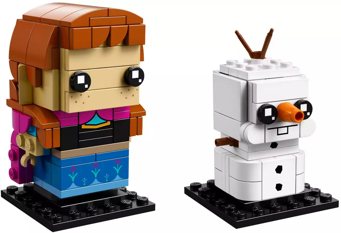 Inhalt: LEGO Brickheadz 41618 Anna und Olaf