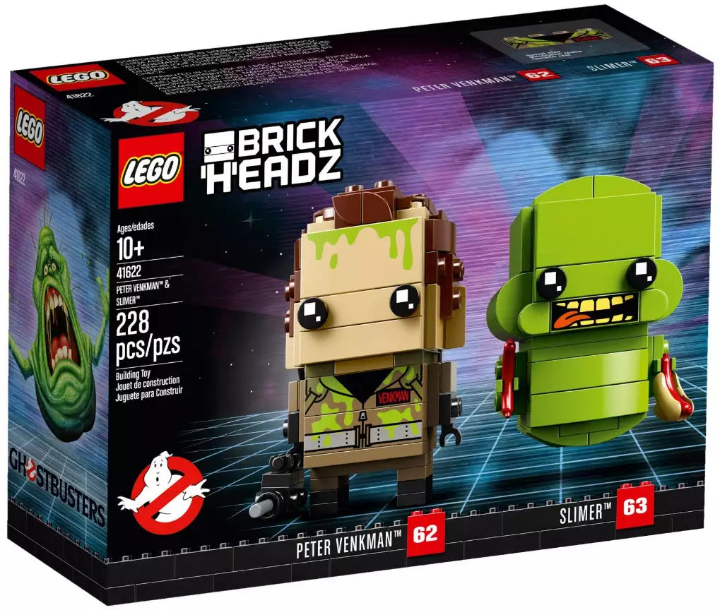 LEGO Brickheadz 41622 Peter Venkman & Slimer