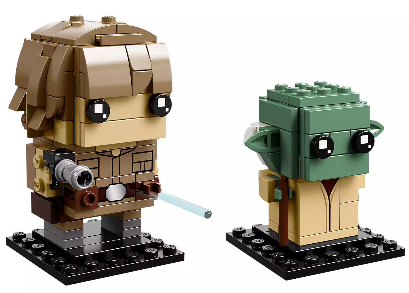 Inhalt: LEGO Brickheadz 41627 Luke Skywalker und Yoda