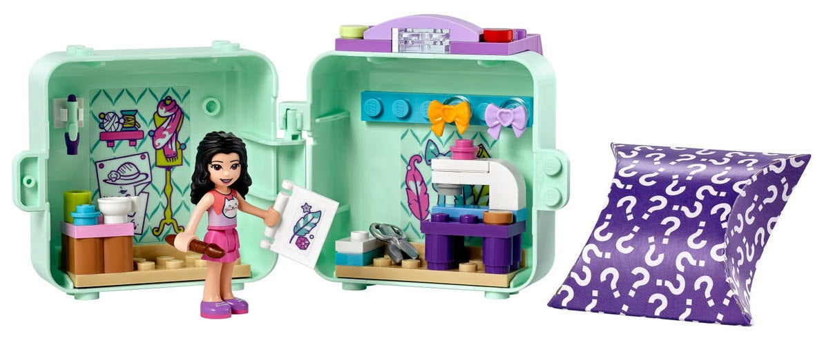 Inhalt: LEGO Friends 41668 Emmas Mode-Würfel
