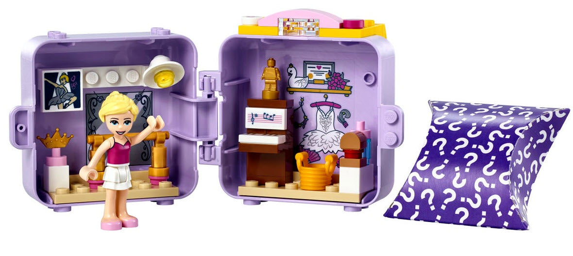 Inhalt: LEGO Friends 41670 Stephanies Ballett-Würfel