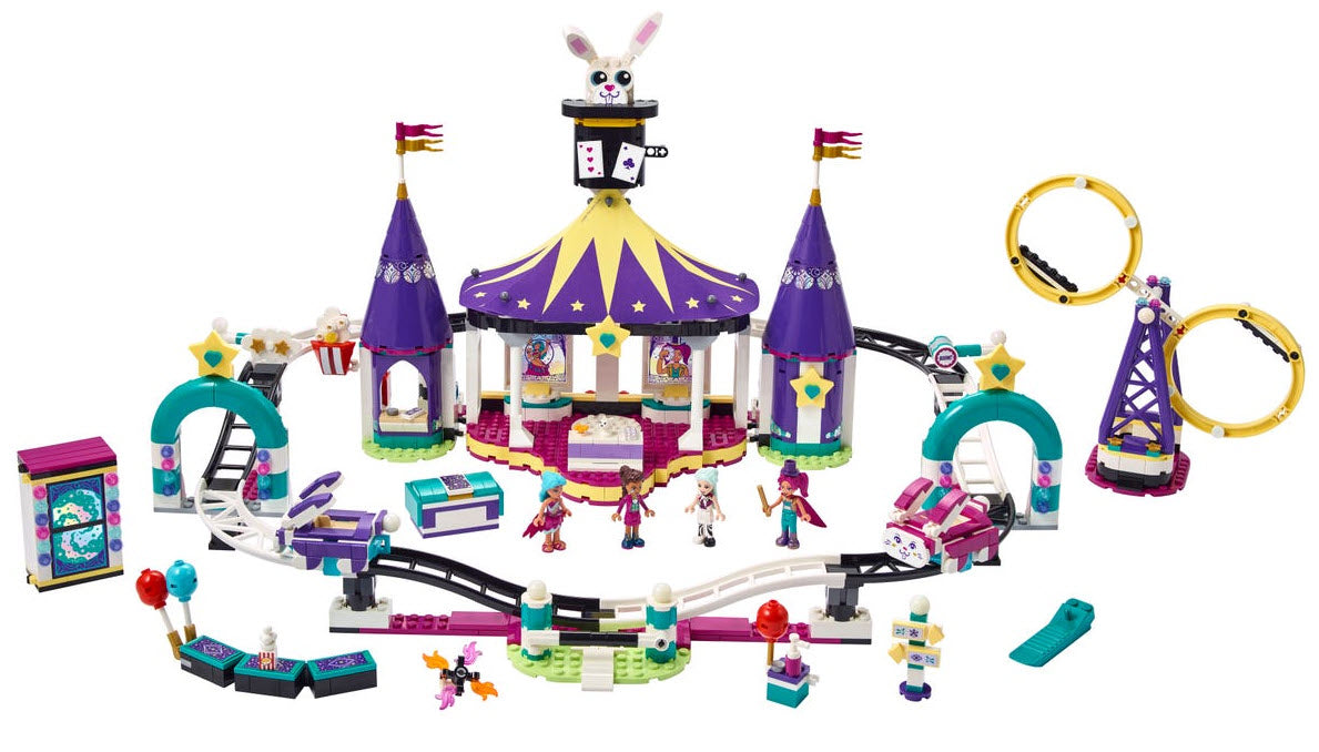 Inhalt: LEGO Friends 41685 Magische Jahrmarktachterbahn