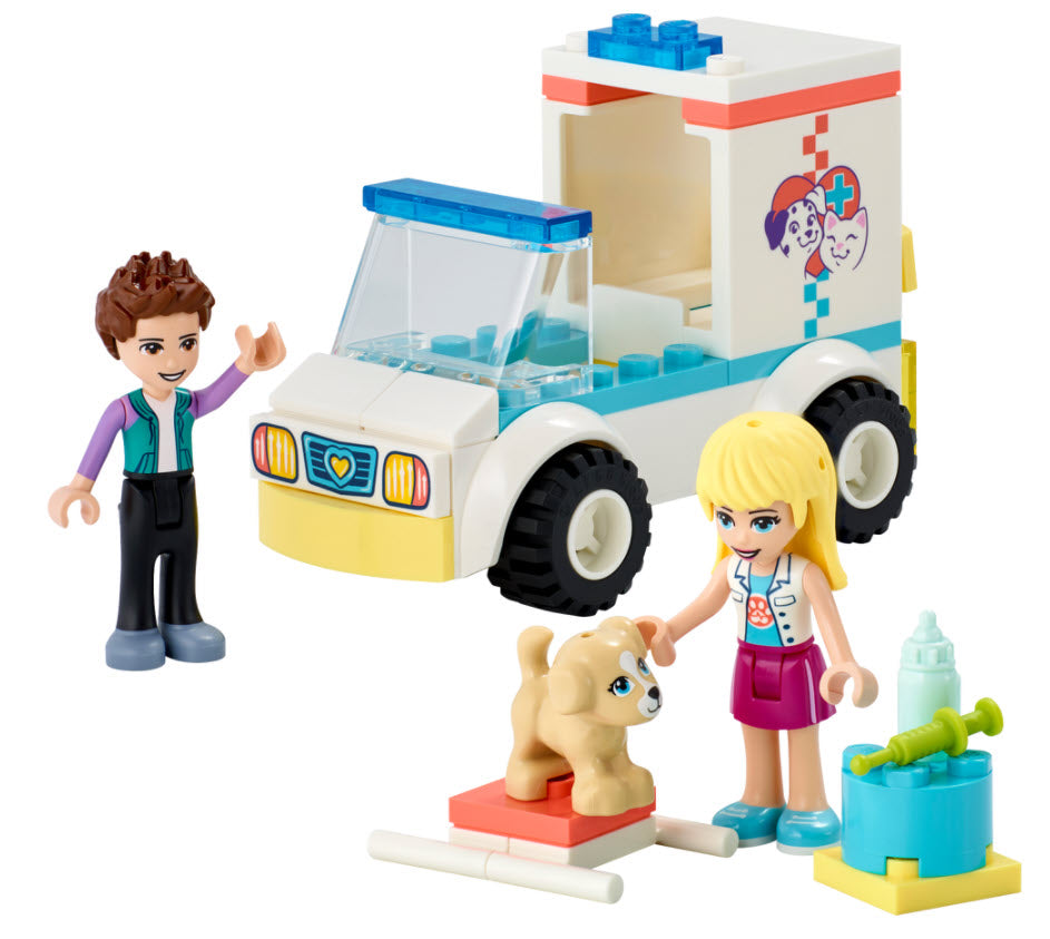 Inhalt: LEGO Friends 41694 Tierrettungswagen