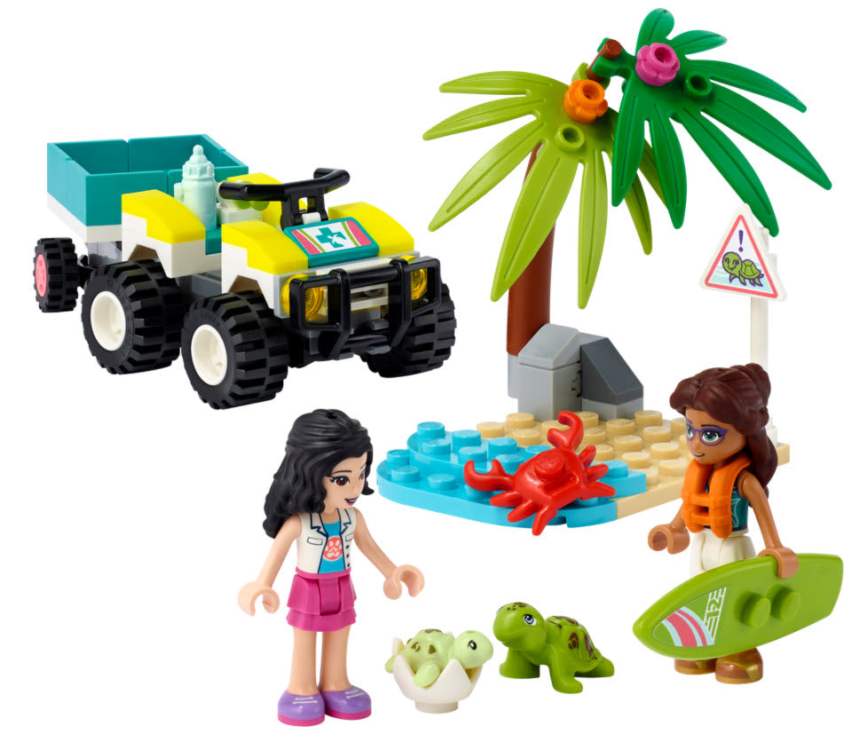 Inhalt: LEGO Friends 41697 Schildkröten-Rettungswagen