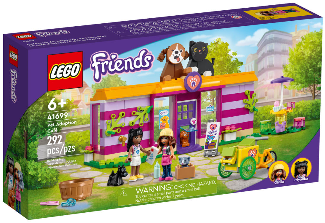 LEGO Friends 41699 Tieradoptionscafé