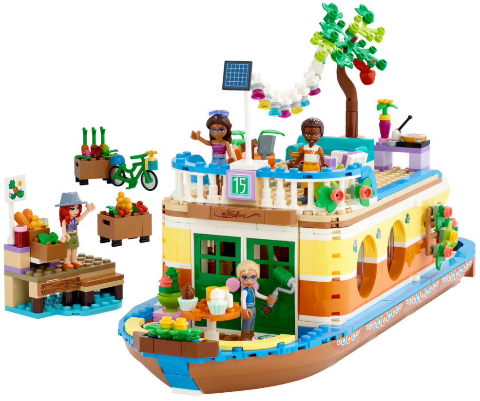 Inhalt: LEGO Friends 41702 Hausboot